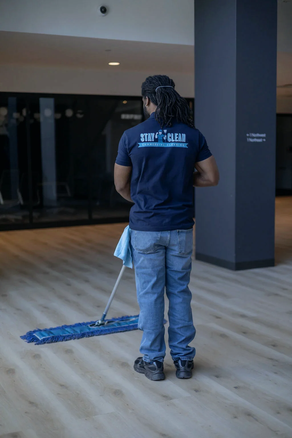 Stay Clean team member at work